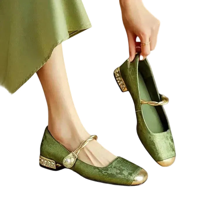Dames Schoenen Mary Jane Met Lage Blokhak Voor Dagelijks Gebruik 0
