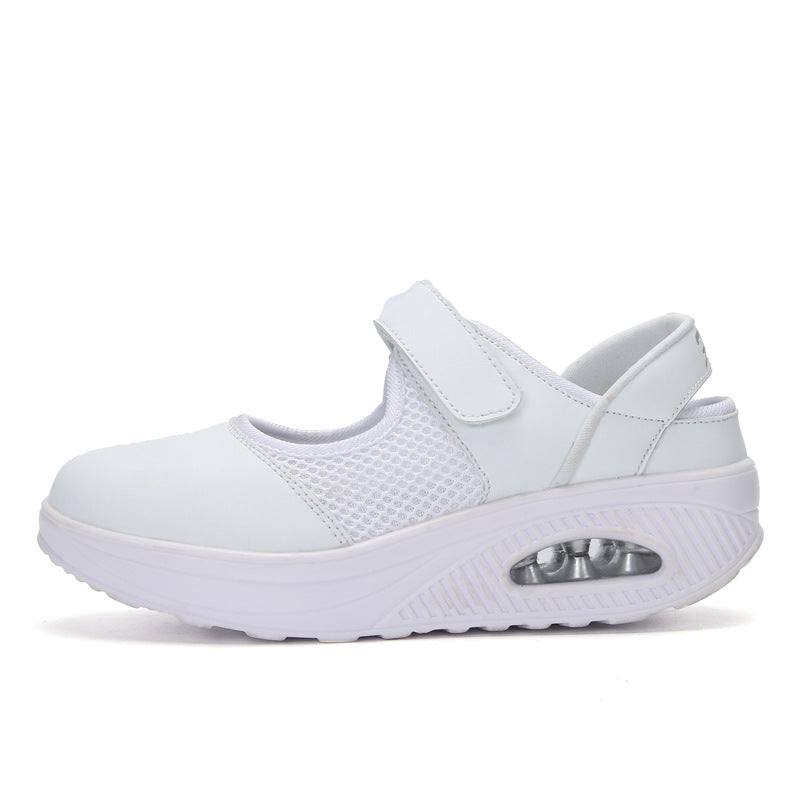 Dames Schoenen Mary Janes Ademend en Comfortabel met Klittenbandsluiting 4