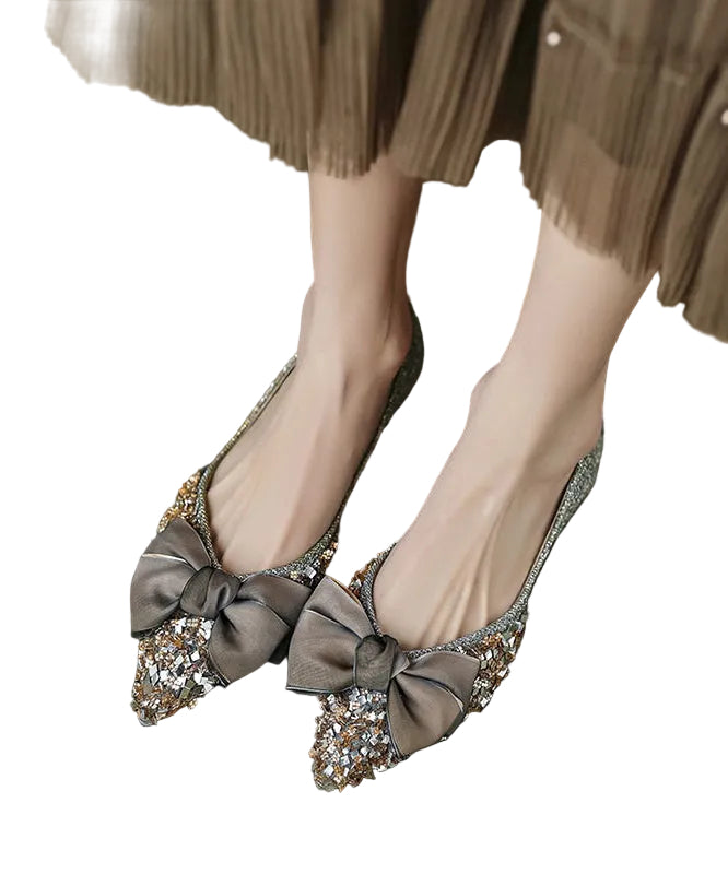 Dames Schoenen met Strik en Puntige Neus 0