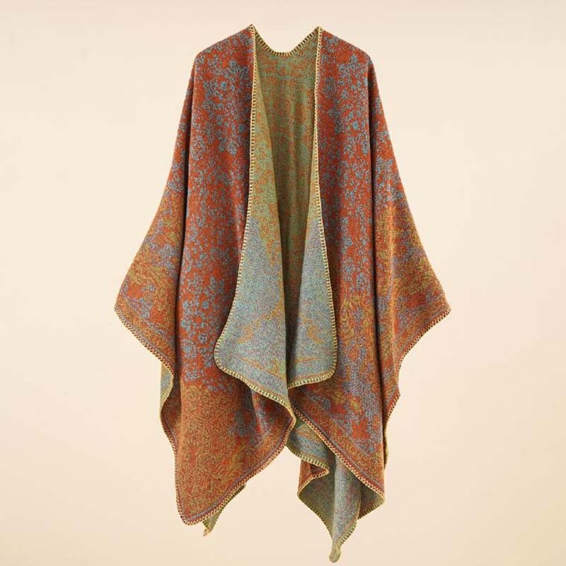 Dames Schoudersjaal Jacquard Stijl 0