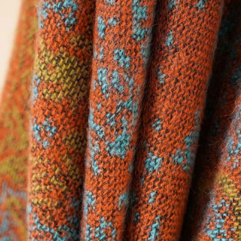 Dames Schoudersjaal Jacquard Stijl 2