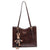 Dames Schoudertas Charm Tote Luxe PU Leer Met Afneembaar Konijnencharme 0