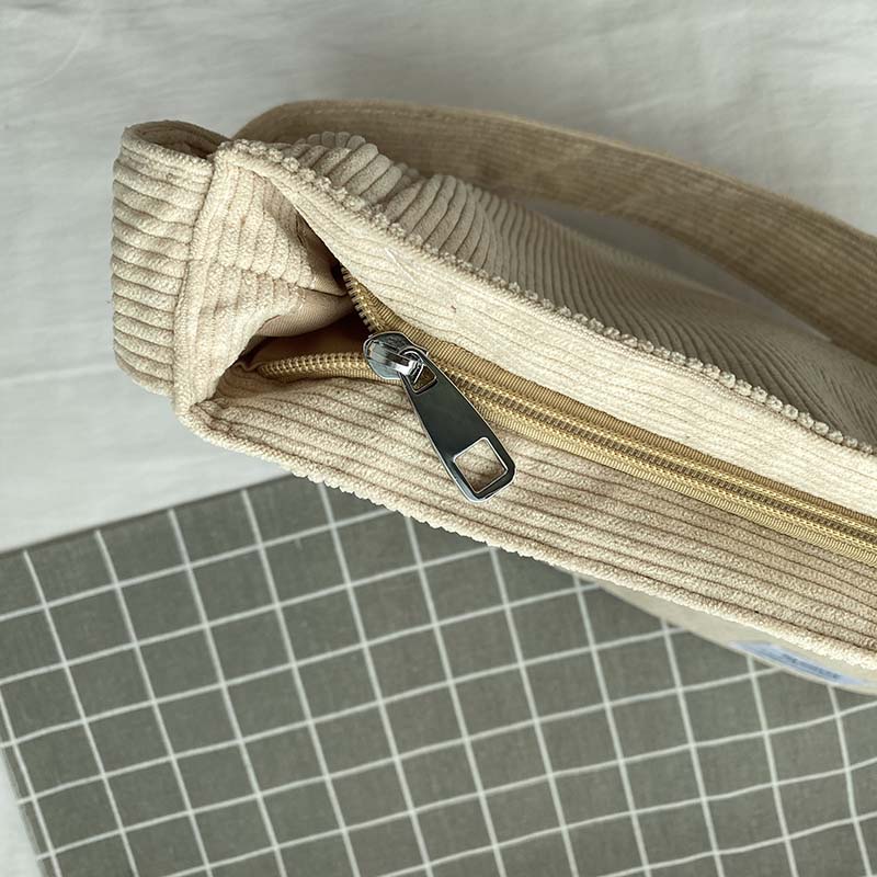 Dames Schoudertas Corduroy Ruim 4