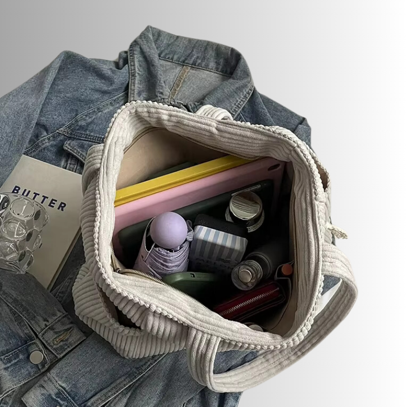 Dames Schoudertas Corduroy Stijlvol en Praktisch 5