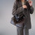 Dames Schoudertas Vegan Leer met Metalen Accenten 4
