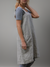Dames Schürzenkleid Casual met Praktische Zak en Overgekruiste Rug 2