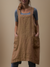 Dames Schürzenkleid Casual met Praktische Zak en Overgekruiste Rug 6