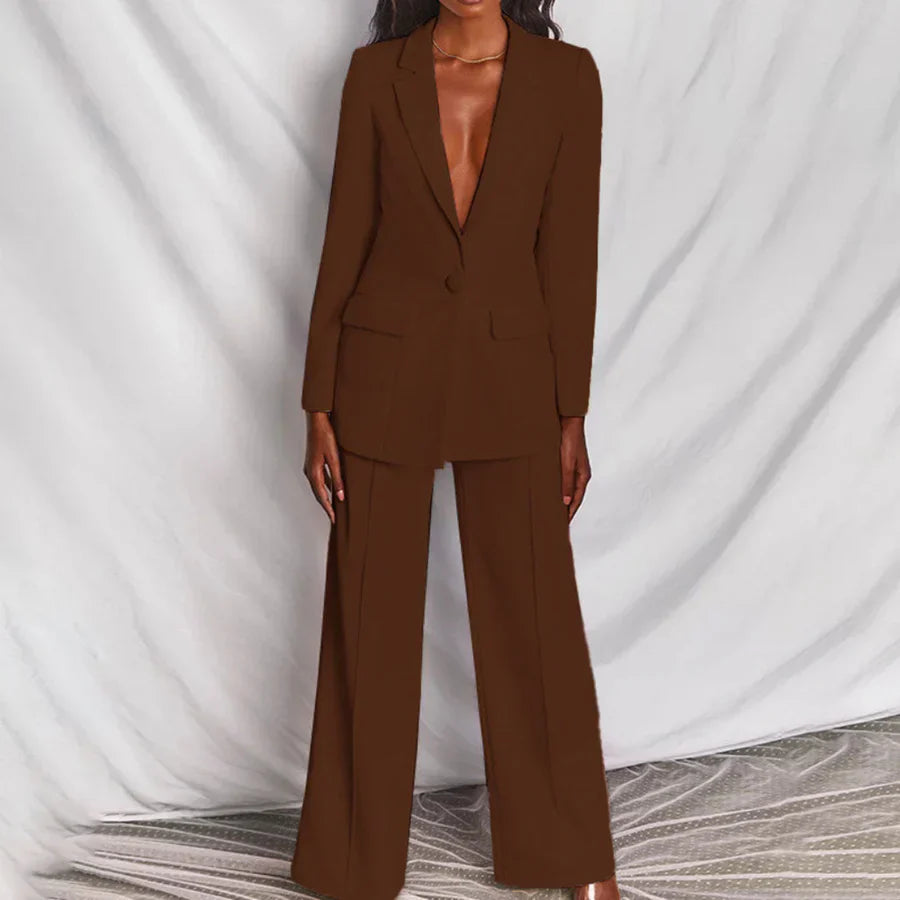 Dames Set Blazer en Broek Professioneel Chic 5
