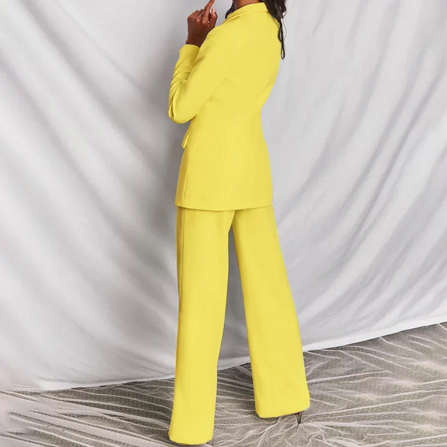 Dames Set Blazer en Broek Professioneel Chic 7