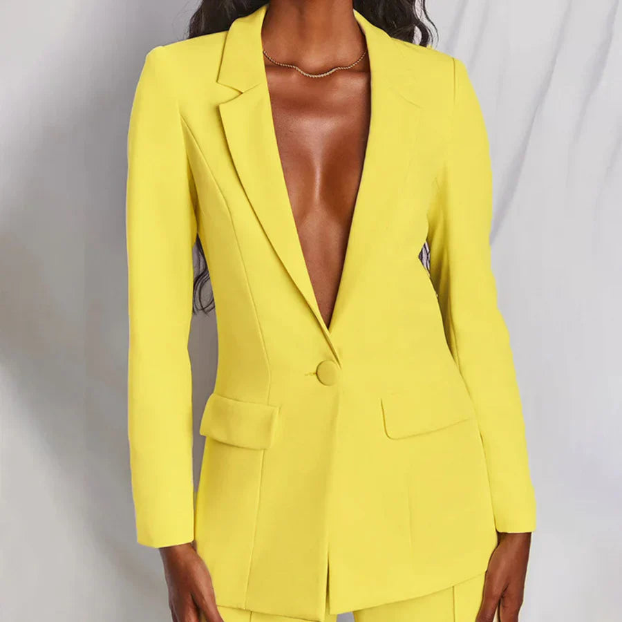 Dames Set Blazer en Broek Professioneel Chic 9