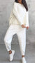 Dames Set Lange Mouwen en Broek Zachte Ademend Stof 1