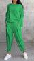 Dames Set Lange Mouwen en Broek Zachte Ademend Stof 7