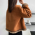 Dames Shearling Button Jacket Elegante Winterjas 1