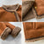 Dames Shearling Button Jacket Elegante Winterjas 2