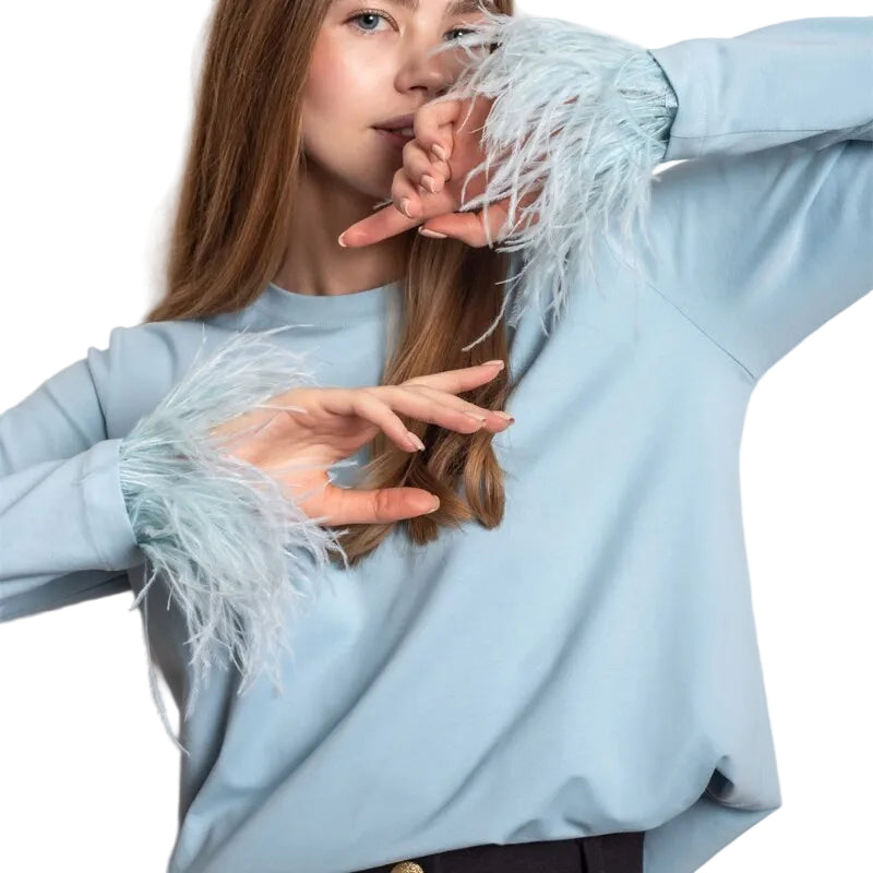Dames Shirt met Lange Mouwen en Verenstijl 0