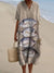 Dames Shirtjurk Korte Mouwen Plus Size Ademend Oceaanmotief Casual Zomerjurkjes 11