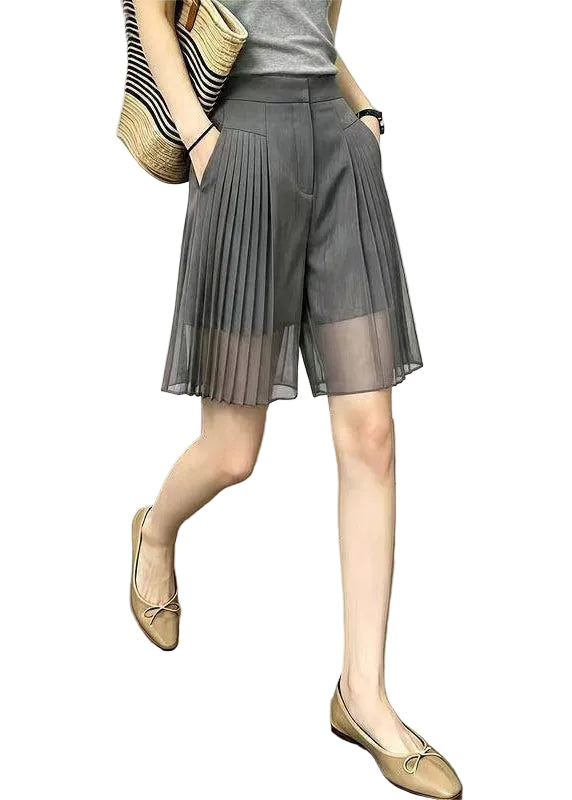 Dames Shorts Patchwork Tule Met Zakken 0
