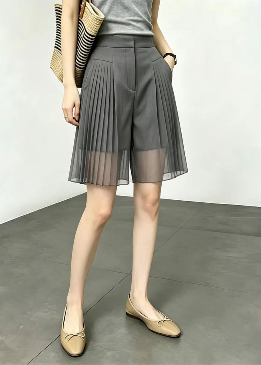 Dames Shorts Patchwork Tule Met Zakken 1