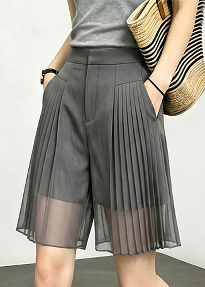 Dames Shorts Patchwork Tule Met Zakken 3