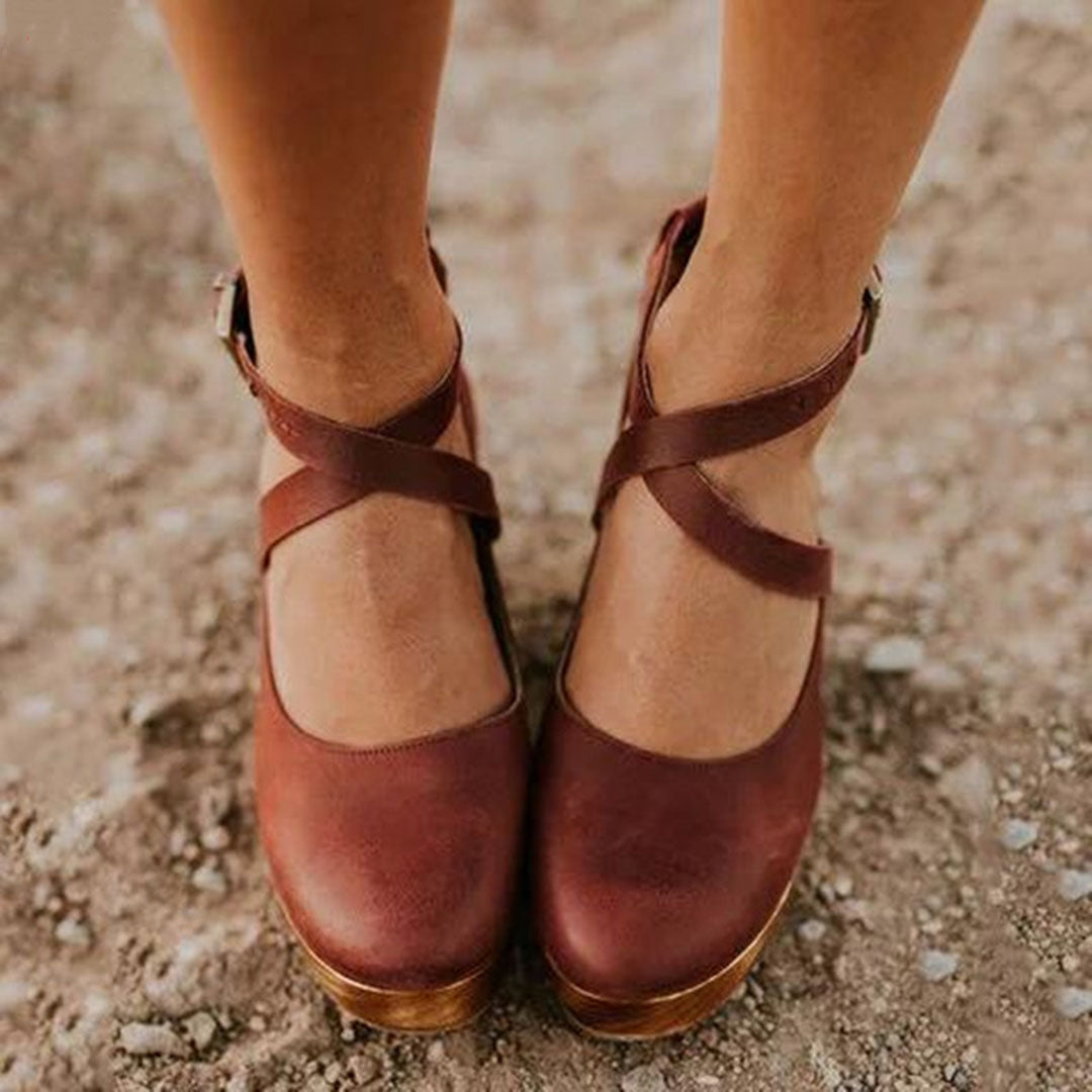 Dames Sleehak Gesloten Teen Stijlvol 3