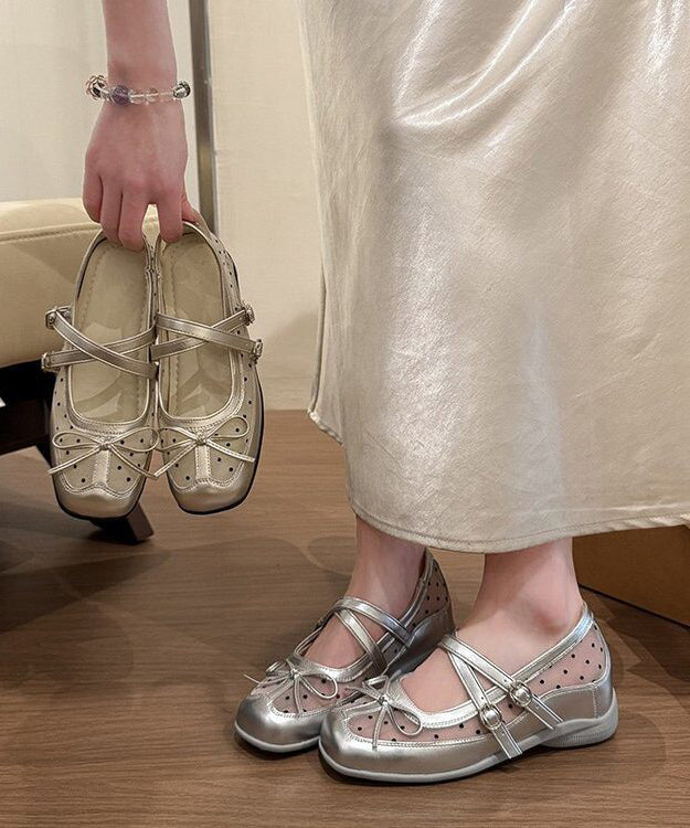 Dames Sleehak Schoenen met Strik en Tule Details 4