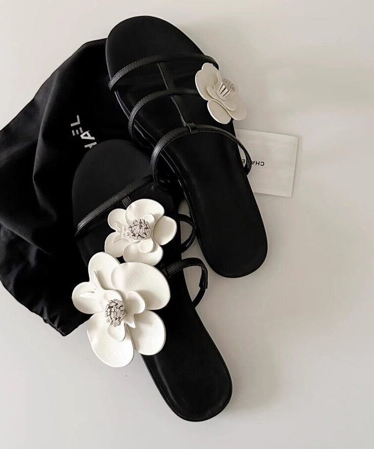 Dames Slide Sandalen Bloemen Print 0