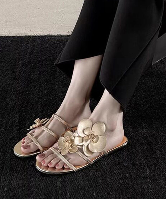 Dames Slide Sandalen Bloemen Print 3