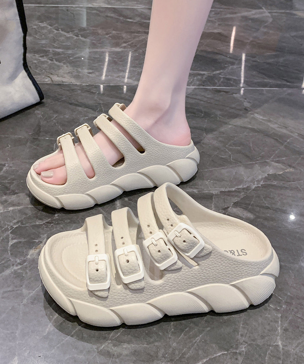 Dames Slide Sandalen met Platform 3