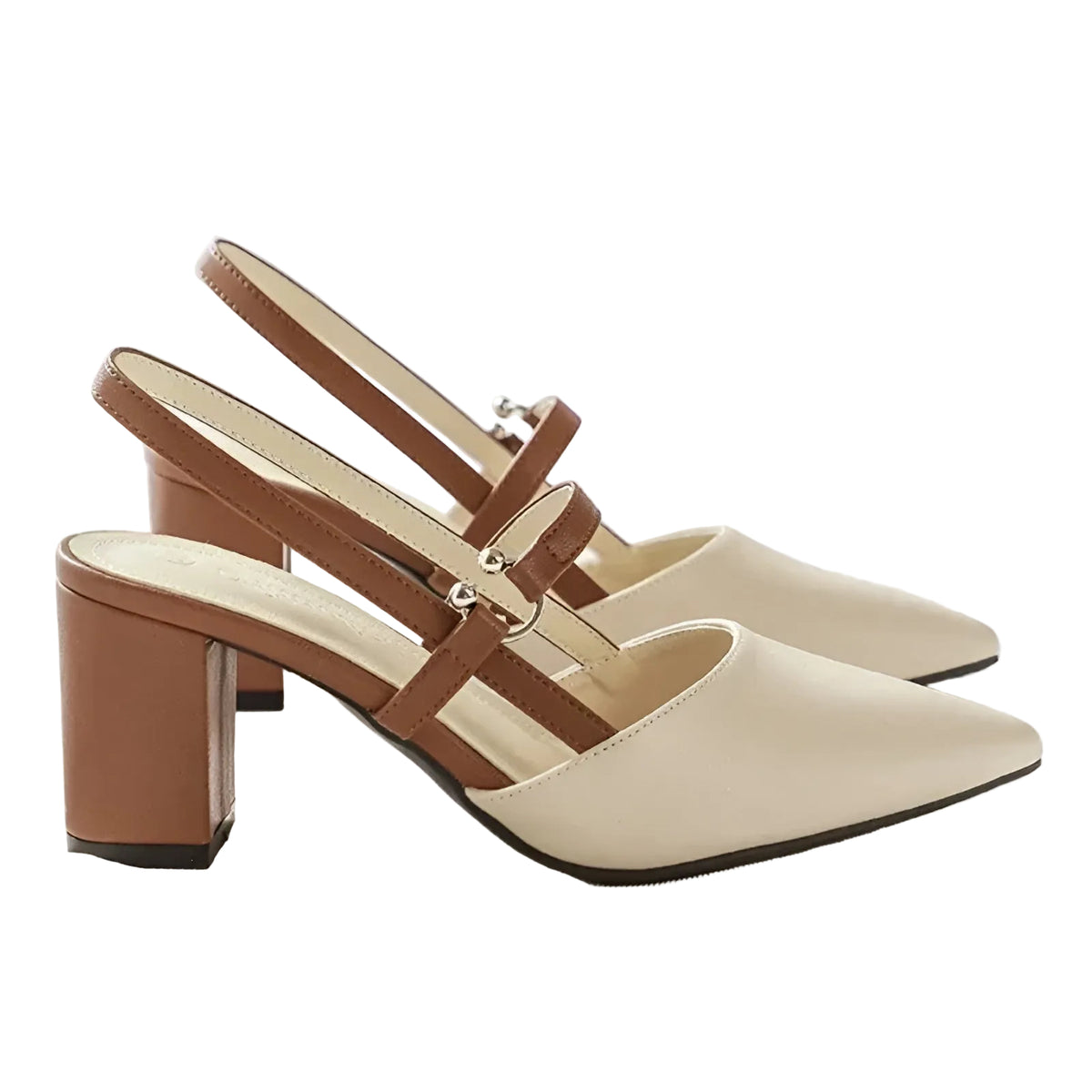 Dames Slingback Hakken met Puntige Neus 0