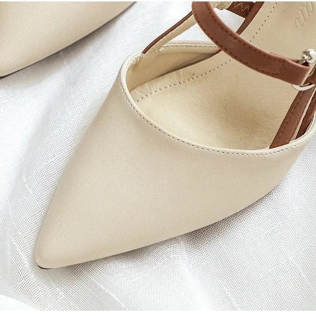 Dames Slingback Hakken met Puntige Neus 3