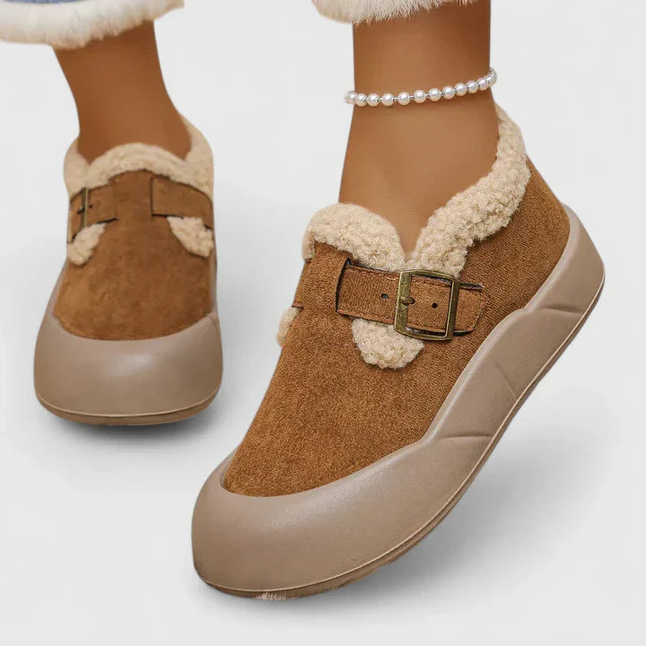 Dames Slip-On Schoenen met Gesp Casual Stijl 3