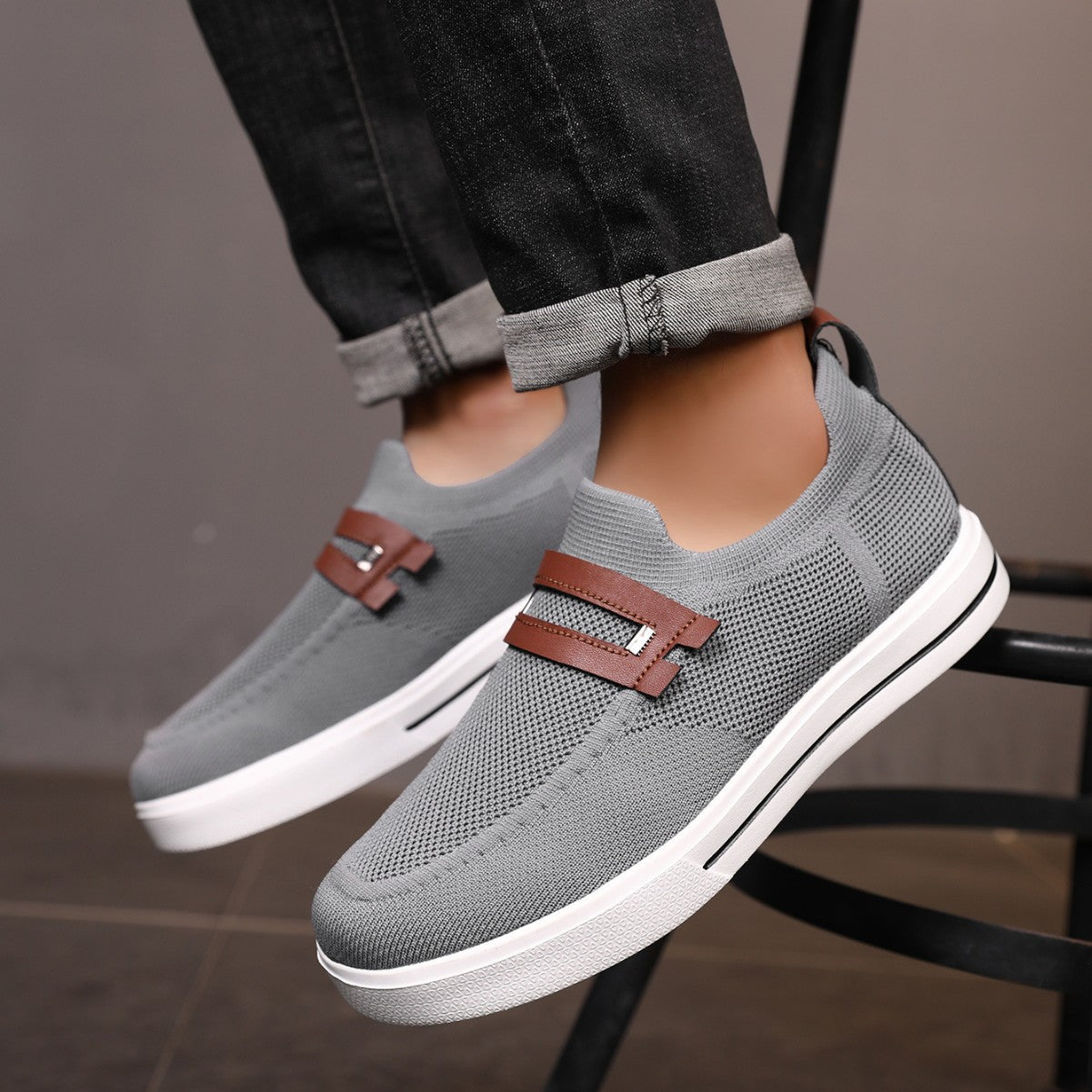 Dames Slip-On Sneakers Ademend Design 1