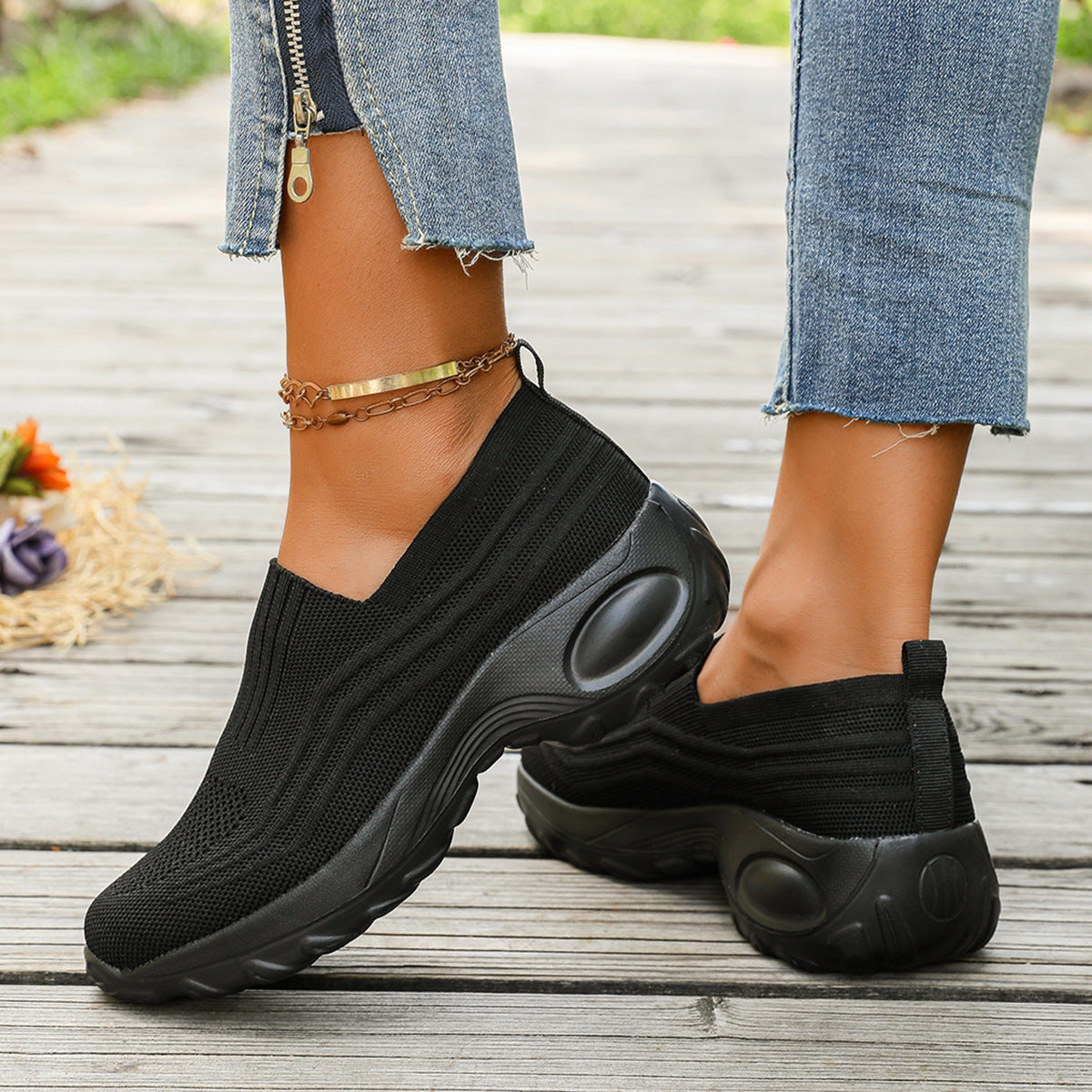 Dames Slip-On Sneakers Ademend Stijlvol 2