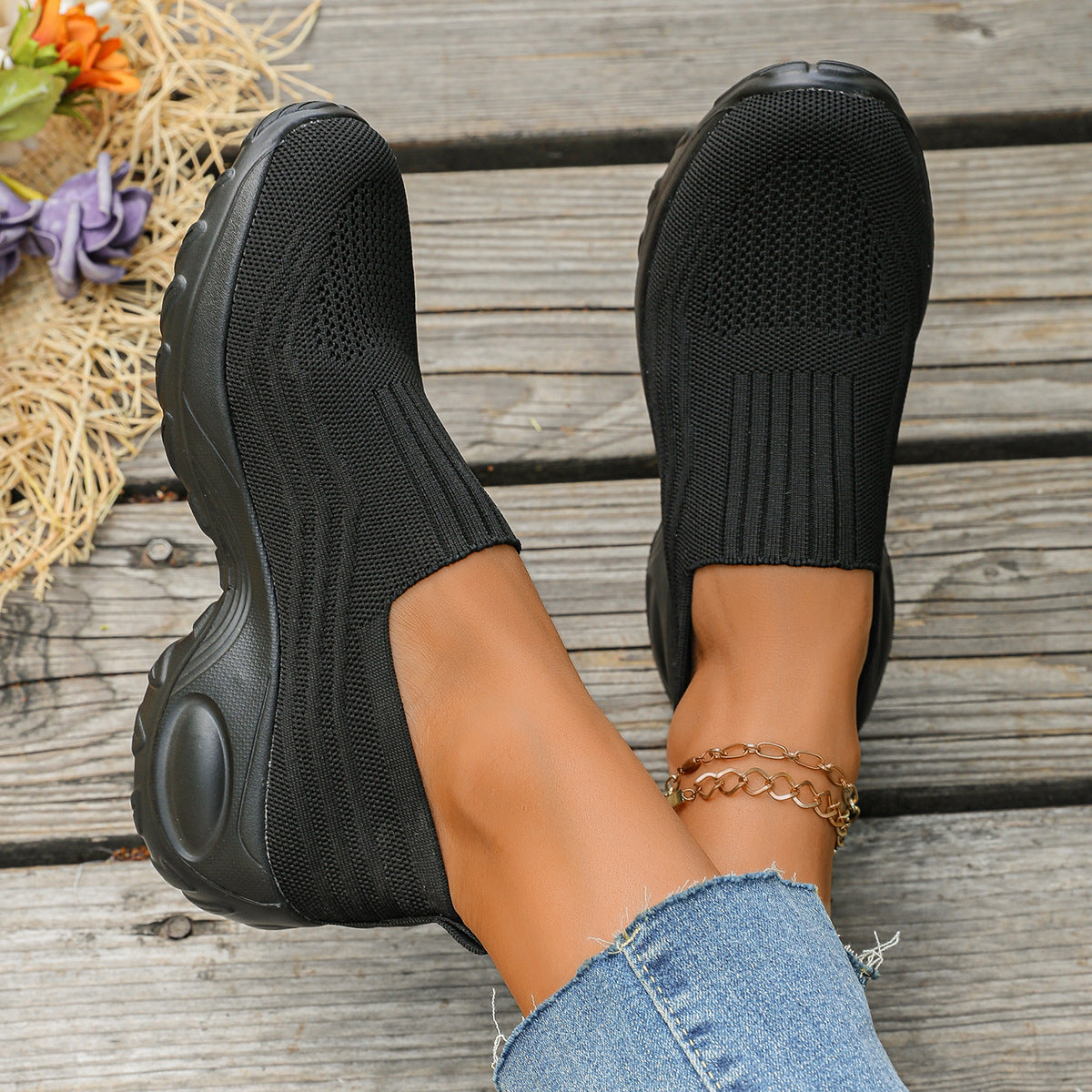 Dames Slip-On Sneakers Ademend Stijlvol 3
