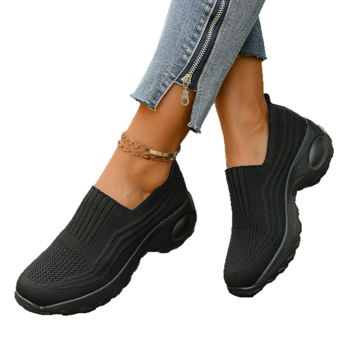 Dames Slip-On Sneakers Ademend Stijlvol 5