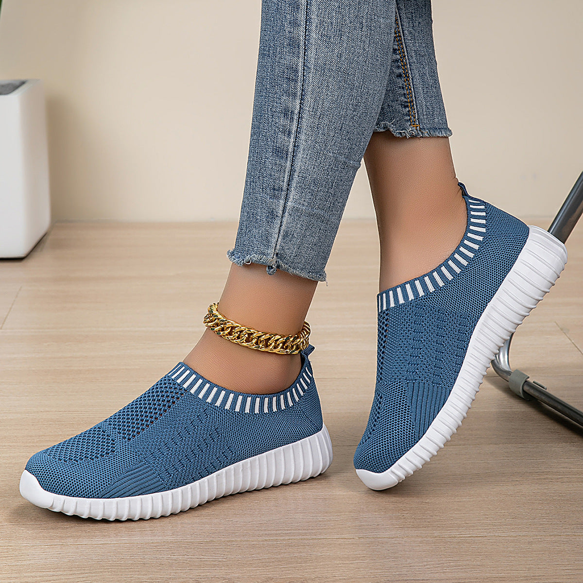 Dames Slip-On Sneakers Flexibel 3