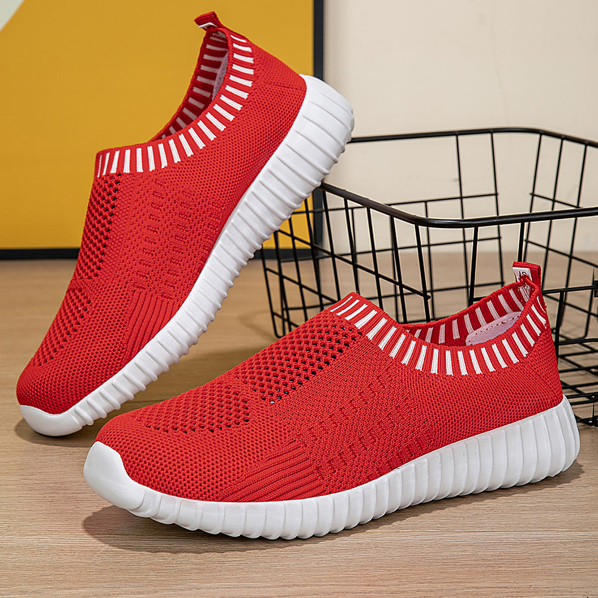 Dames Slip-On Sneakers Flexibel 7