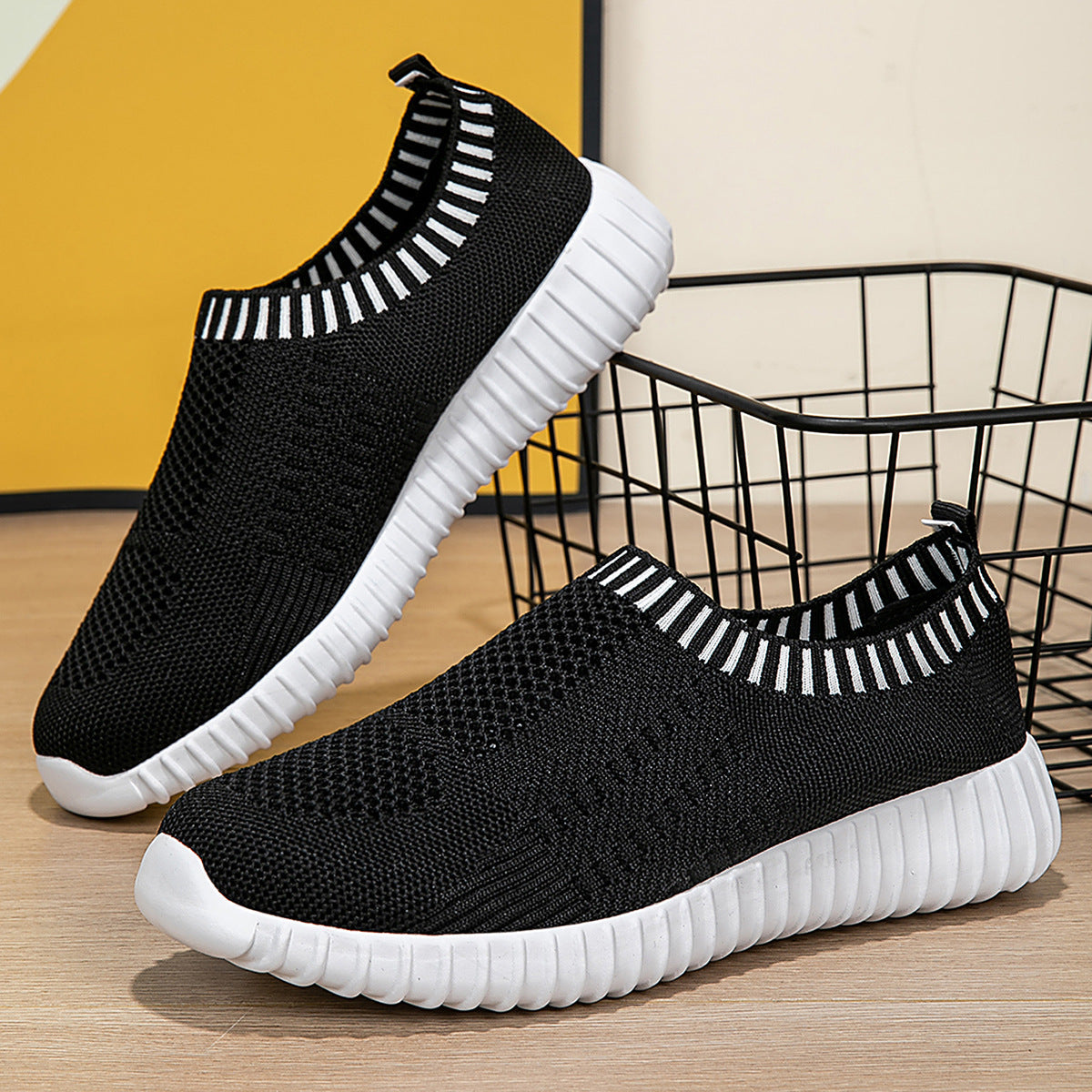 Dames Slip-On Sneakers Flexibel 8