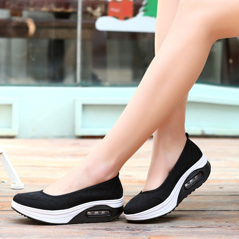 Dames Slip-On Sneakers Met Dempende Technologie 1