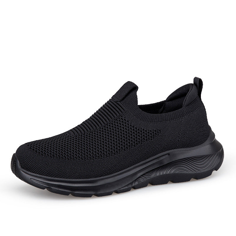 Dames Slip-On Sneakers Met Gebreid Bovenwerk 7