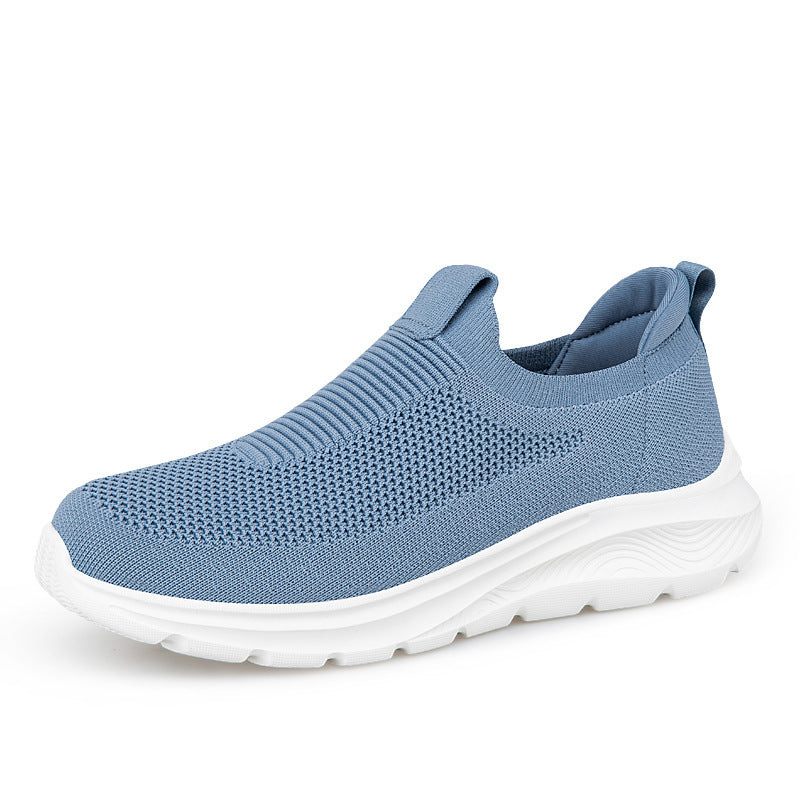 Dames Slip-On Sneakers Met Gebreid Bovenwerk 8