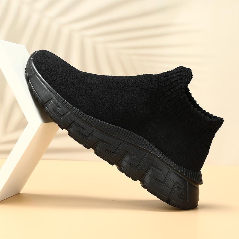 Dames Slip-On Sneakers met Elastische Top 1