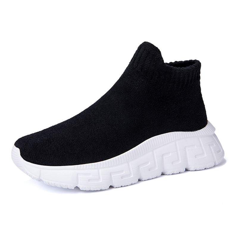 Dames Slip-On Sneakers met Elastische Top 9