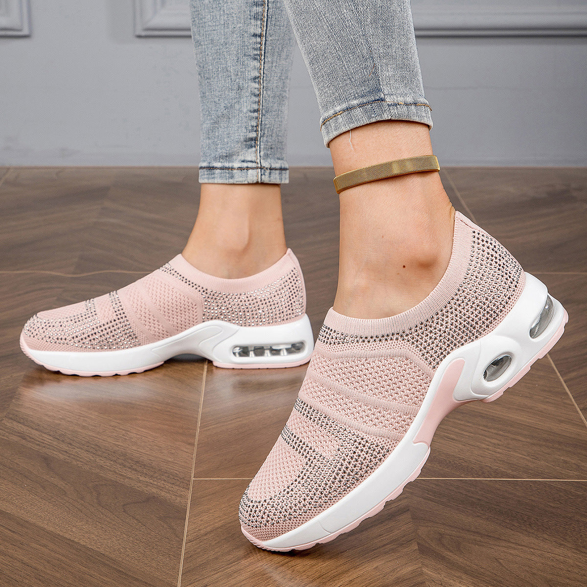 Dames Slip-On Sportsneakers Ademend Design 3