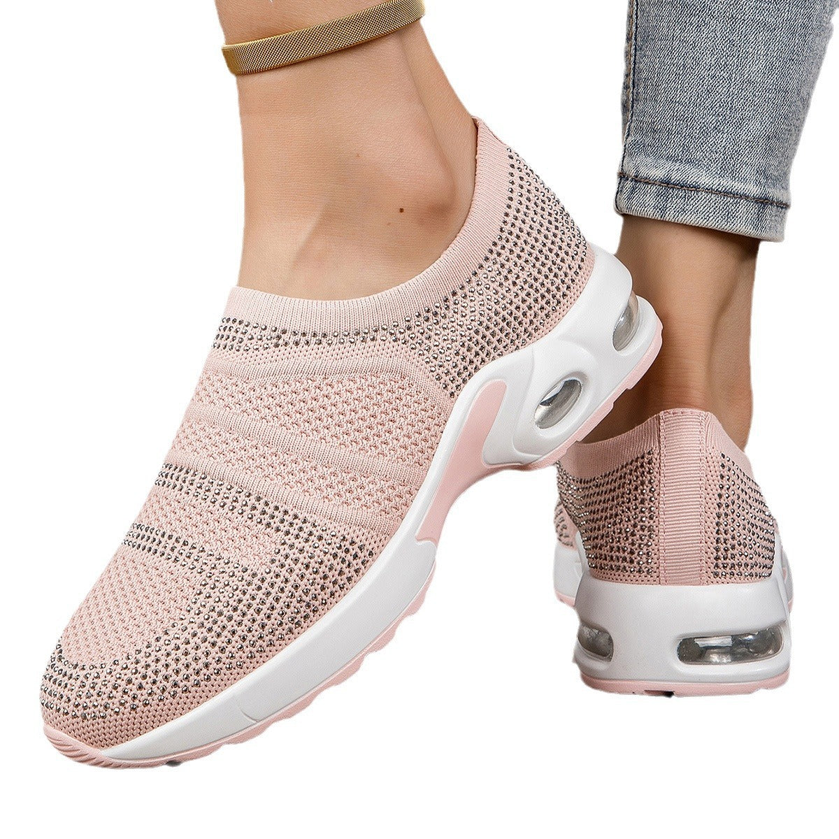 Dames Slip-On Sportsneakers Ademend Design 5