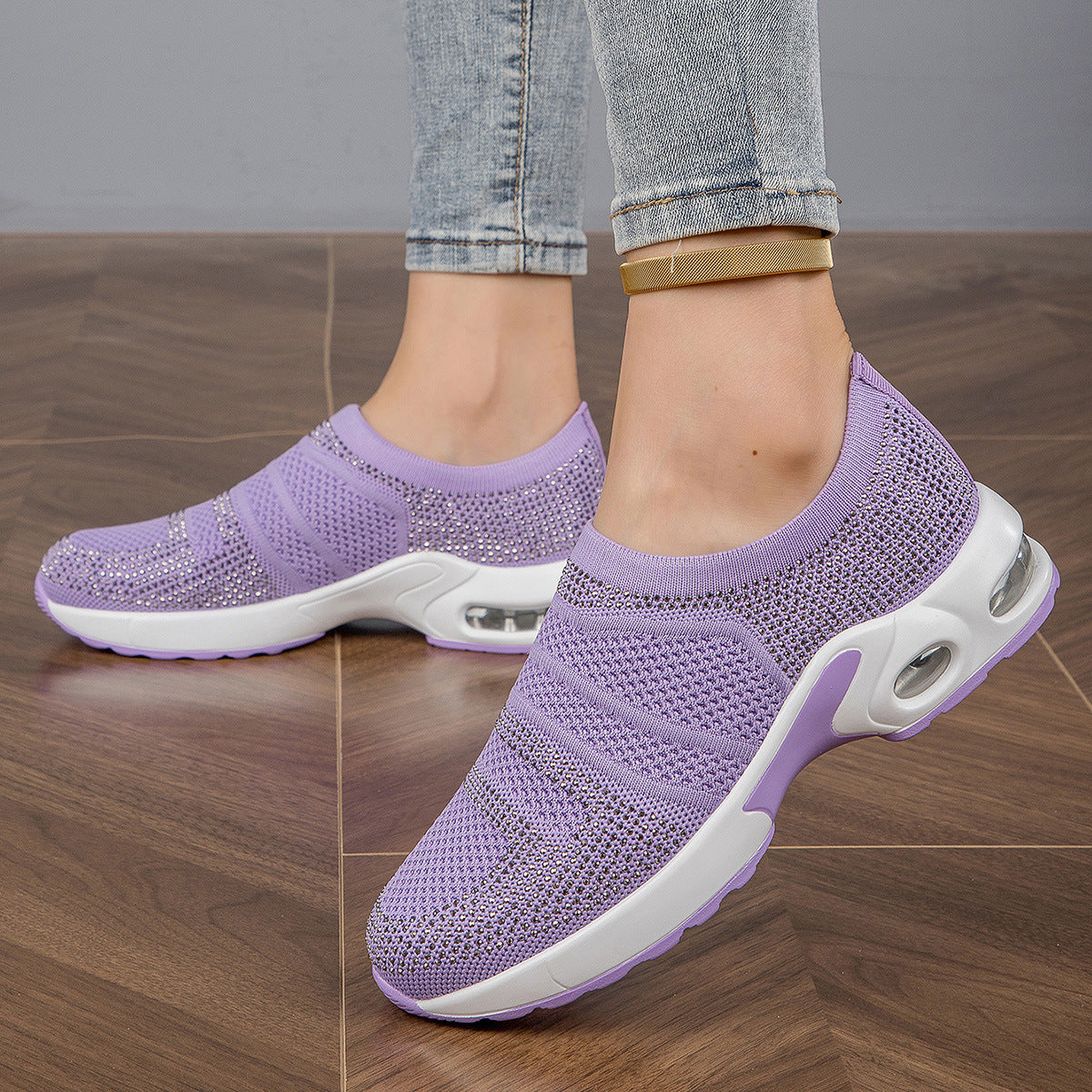 Dames Slip-On Sportsneakers Ademend Design 6