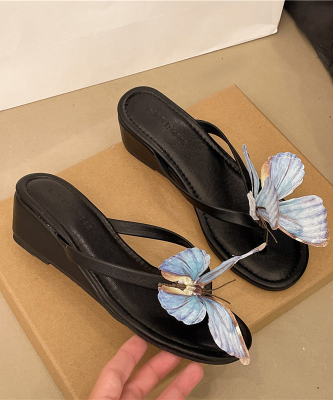 Dames Slippers Handgemaakt met Vlinderdesign 4