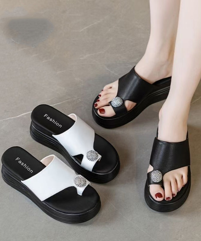 Dames Slippers Met Splitsplatform 0