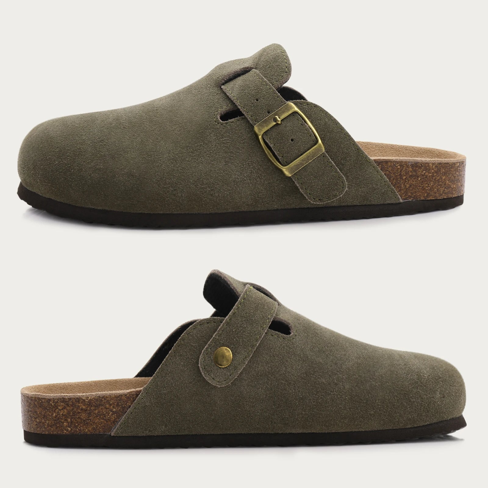 Dames Slippers Muilezels met Kurken Binnenzool Modern Ontwerp 2