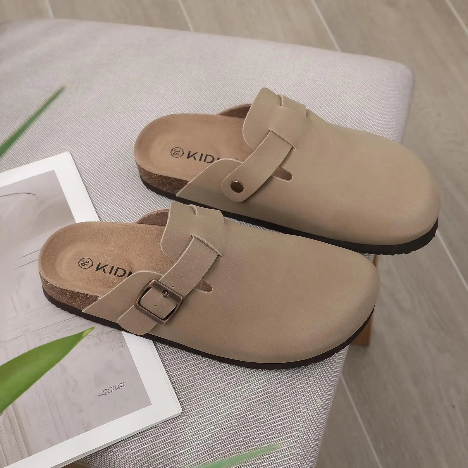 Dames Slippers Muilezels met Kurken Binnenzool Modern Ontwerp 5